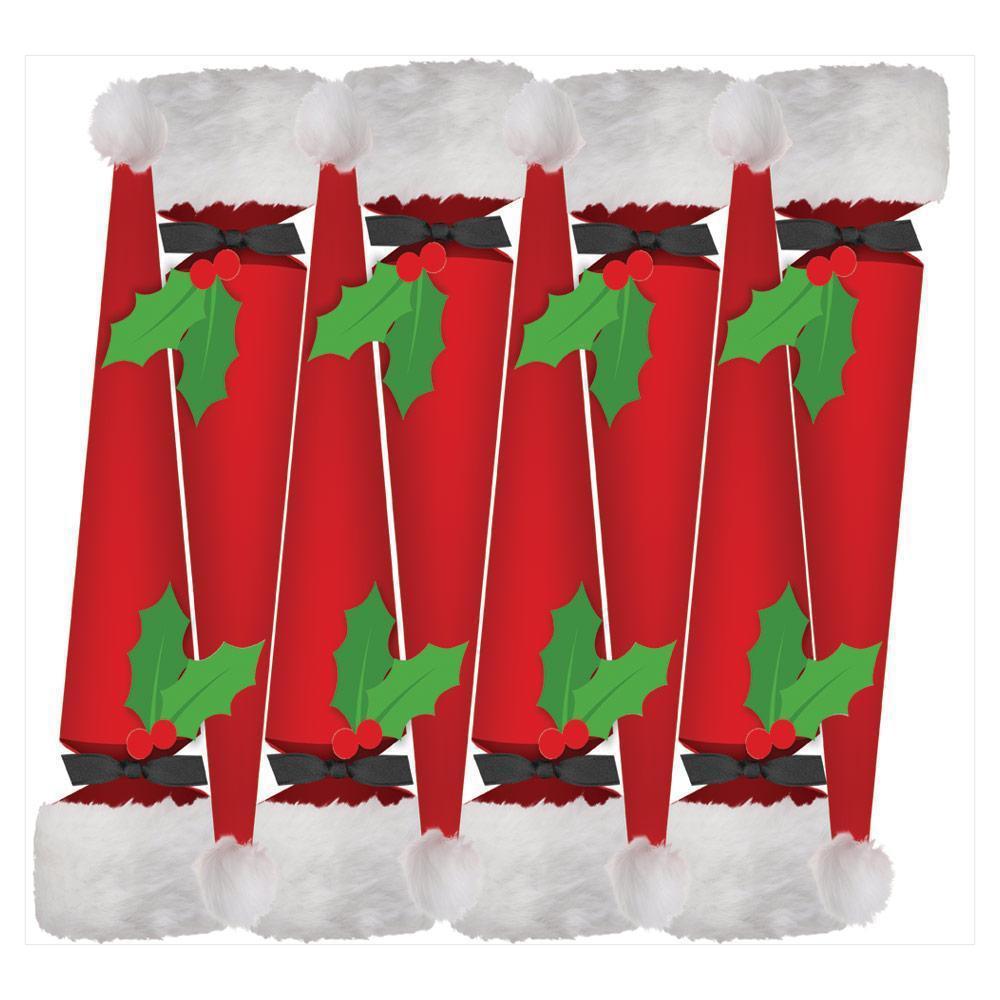 Santa Hat Cone-Shaped Celebration Crackers